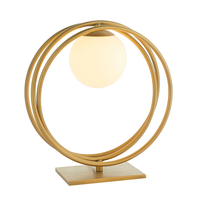 Edit Aston Table Lamp - White & Gold