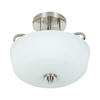 Edit Astoria Glass Flush Ceiling Light - White