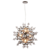 Edit Atom Glass Chandelier - Silver
