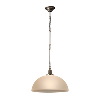 Edit Bailey Glass Ceiling Pendant Light - Taupe