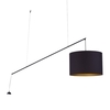 Edit Balance Ceiling Pendant Light with Plug - Black
