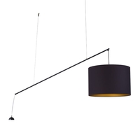 Edit Balance Ceiling Pendant Light with Plug - Black