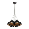 Edit Ball 7 Light Cluster Ceiling Pendant - Black and Gold