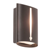 Edit Baltimore Outdoor Flush Wall Light with PIR Sensor - Black