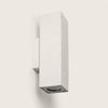 Edit Banjar Concrete Square Outdoor Up & Down Wall Light - White