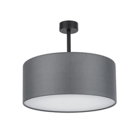 Edit Basic 40 Semi-Flush Ceiling Light - Graphite