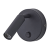 Edit Basic Round LED Reading Light - Black