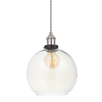 Edit Basin Glass Easy Fit Ceiling Pendant Shade - Champagne