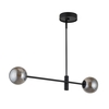 Edit Baton 2 Light Bar Ceiling Pendant - Black