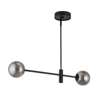 Edit Baton 2 Light Bar Ceiling Pendant - Black