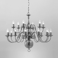 Edit Beatrix 21 Arm Flemish Chandelier - Gunmetal