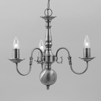 Edit Beatrix 3 Arm Flemish Chandelier - Gunmetal