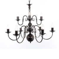 Edit Beatrix 9 Arm Flemish Chandelier - Gunmetal