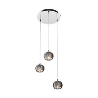 Edit Belgravia 3 Light Glass Cluster Ceiling Pendant - Crystal