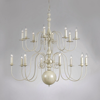 Edit Bella 16 Arm Flemish Chandelier - Cream