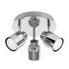 Edit Benton Bathroom 3 Light Spotlight Plate - Polished Chrome