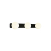 Edit Bravo 3 Light Bathroom Mirror Light - Black & White