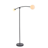 Edit Bromley 2 Light Floor Lamp - Black & White