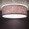 Edit Caren Flush Ceiling Light - Grey
