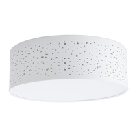 Edit Caren Flush Ceiling Light - White