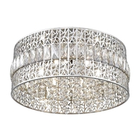 Edit Carlton Flush Ceiling Light - Crystal