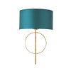 Edit Carlton Flush Wall Light - Antique Gold & Teal