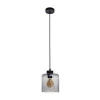Edit Cask Glass Ceiling Pendant Light - Smoked