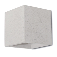 Edit Cast Up & Down Concrete Wall Light - White