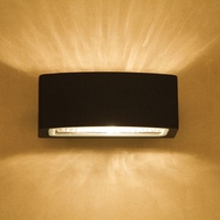 Edit Charlton Outdoor Up & Down Wall Light - Charcoal