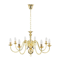 Edit Charm 8 Light Chandelier - Gold
