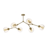 Edit Chart 6 Arm Ceiling Pendant Light - Gold