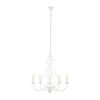Edit Classic 5 Light Chandelier - White