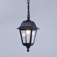 Edit Coastal Sennen Outdoor Pendant Porch Lantern - Black