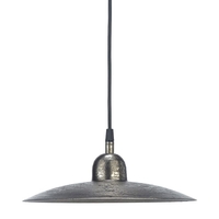 Edit Como Ceiling Pendant Light with Plug - Beaten Silver