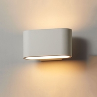 Edit Concept Plaster Up & Down Wall Light - Satin White
