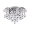 Edit Corin Round Flush Ceiling Light - Chrome