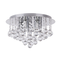 Edit Corin Round Flush Ceiling Light - Chrome