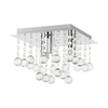 Edit Corin Square Flush Ceiling Light - Chrome