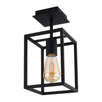 Edit Crate Semi-Flush Ceiling Light - Black