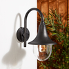 Edit Crook Outdoor Lantern Wall Light - Black