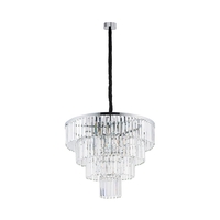 Edit Crystal Large Chandelier - Silver