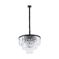 Edit Crystal Medium Chandelier - Black