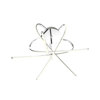 Edit Curl LED Semi-Flush Ceiling Light - Chrome