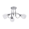 Edit David 3 Arm Semi-Flush Ceiling Light - Chrome