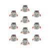 Edit Deep Recessed Fixed Downlight - White - Pack of 10