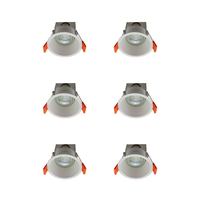 Edit Deep Recessed Fixed Downlight - White - Pack of 6