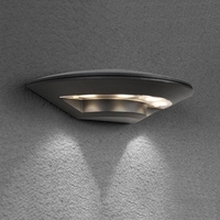 Edit Disc Outdoor LED Wall Light - Anthracite