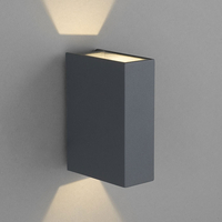 Edit Drastic LED Outdoor Up & Down Wall Light - Grey