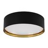 Edit Drew Flush Ceiling Light - Black