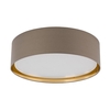 Edit Drew Flush Ceiling Light - Taupe